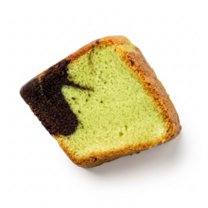 cake pandan slice